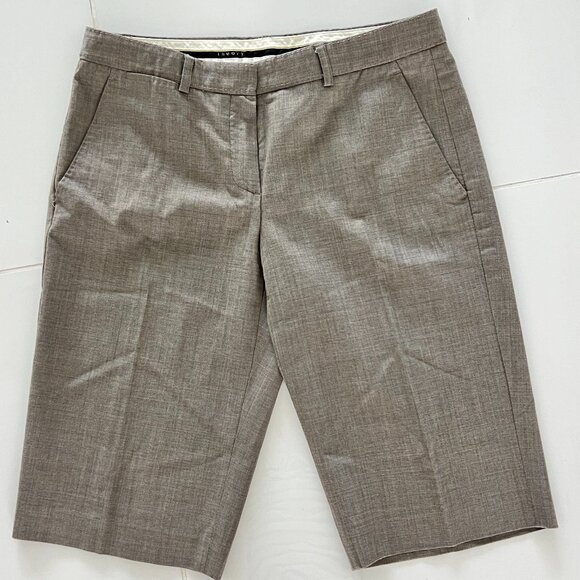 Theory Palmer City Walking Bermuda Shorts SZ 8 - Picture 1 of 8